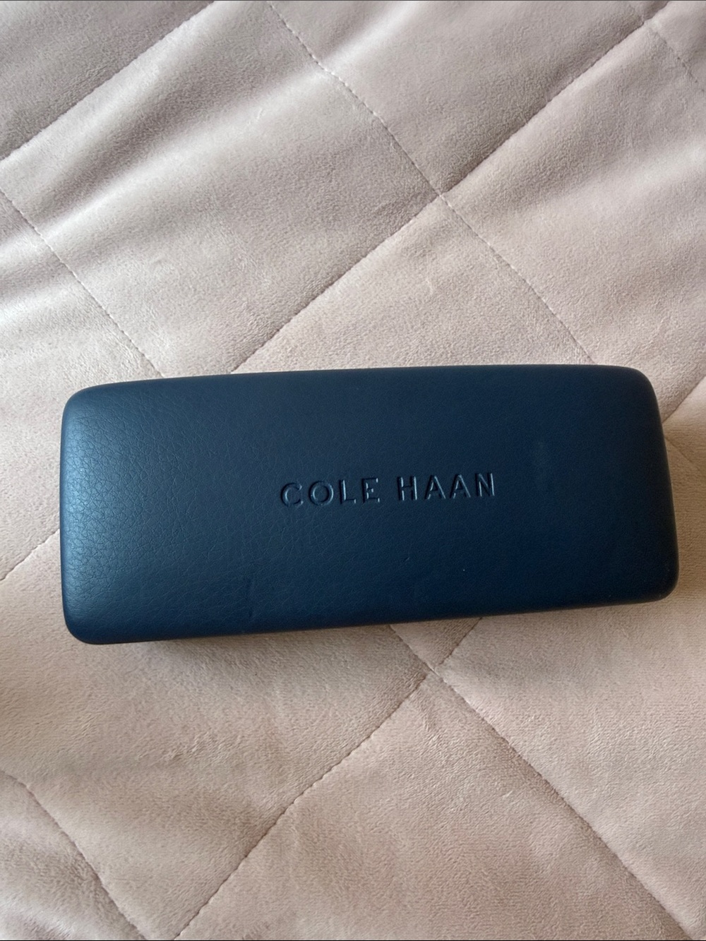Cole Haan Navy Blue Hard Shell Eyewear Sunglasses Case